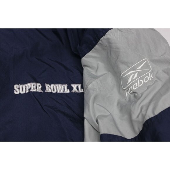 Reebok NWT Super Bowl XL Windbreaker Jacket Men’s Size XL Vintage Detroit‎ 2006 - Picture 12 of 16